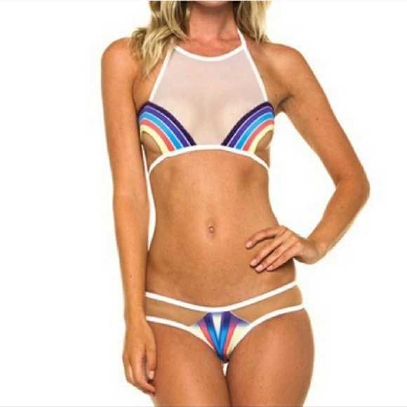 pacific and driftwood Other - NWT Pacific and Driftwood Rainbow Bikini Set